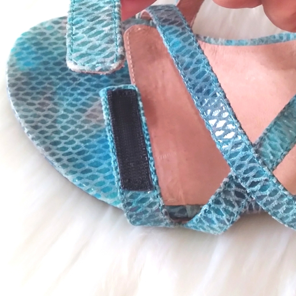 Abeo Bio System Snake Print Sandals Sz WN 5 - Picture 3 of 9